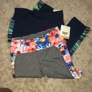 Everlast shaping gym pants size small. Two pairs.